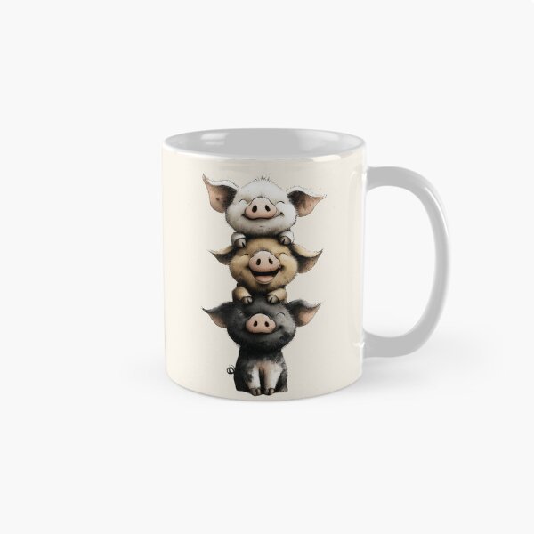 Item preview, NOSEY PIG ' People Love Pigs! ' By Shirley MacArthur designed and sold by Shirley MacArthur Art.