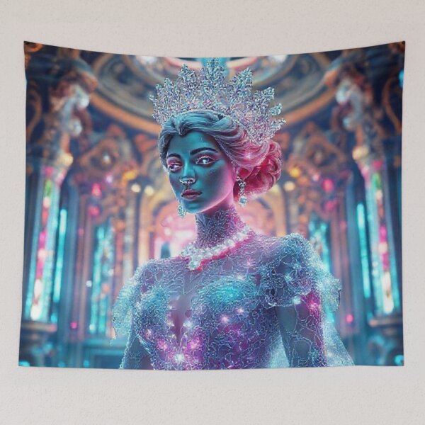 Item preview, Hologram Queen Techno Rococo designed and sold by JKCreativeFlow.