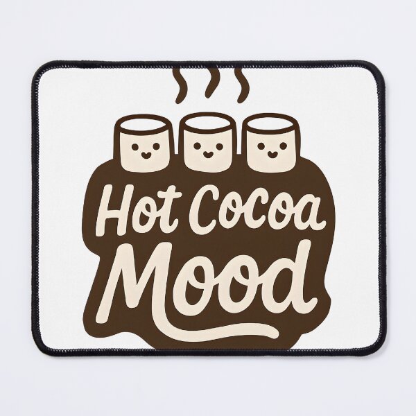 Item preview, Hot Cocoa Mood Cute Marshmallows Design | Sweet Winter Drink Clipart | Kawaii Christmas Vibe designed and sold by Geafixy.