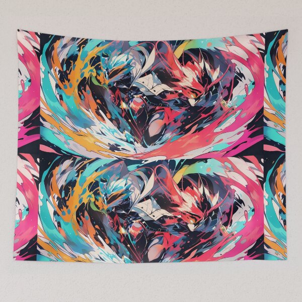Item preview, Girls Vibrant Characters Explosive Colors Action Packed Scenes designed and sold by ART ATTACK ZONE.