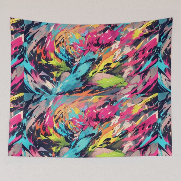 Item preview, MEns Vibrant Characters Explosive Colors Action Packed Scenes designed and sold by ART ATTACK ZONE.
