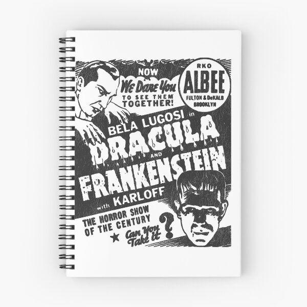Item preview, Dracula and Frankenstein Vintage Horror Host Movie Night designed and sold by ourkid.