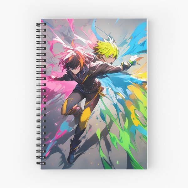 Item preview, Ninja Vibrant Characters Explosive Colors Action Packed Scenes designed and sold by ART ATTACK ZONE.
