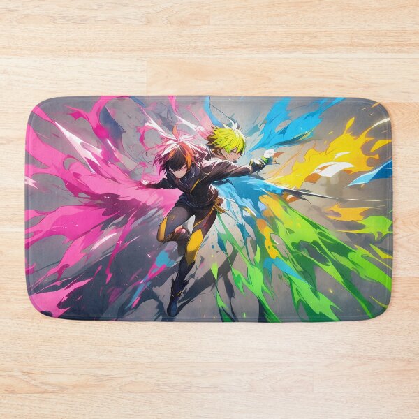 Item preview, Ninja Vibrant Characters Explosive Colors Action Packed Scenes designed and sold by ART ATTACK ZONE.