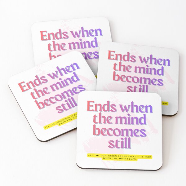 Item preview, It ends when the mind stops. designed and sold by PURICH.