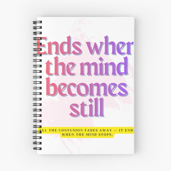 Item preview, It ends when the mind stops. designed and sold by PURICH.
