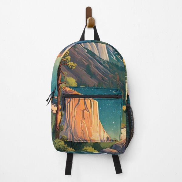 Item preview, Vintage National Park Art | Yosemite WPA Style Landscape designed and sold by Esterlane.