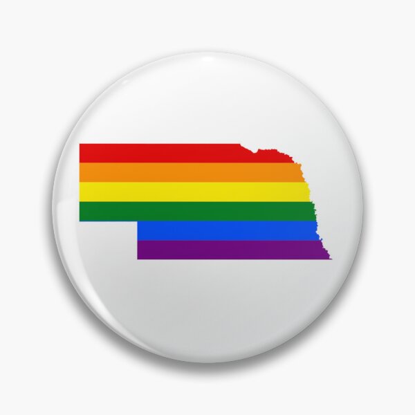 Item preview, Nebraska LGBT Gay Pride Flag designed and sold by artshlyn.