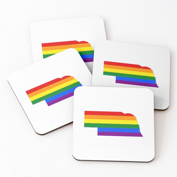 Item preview, Nebraska LGBT Gay Pride Flag designed and sold by artshlyn.