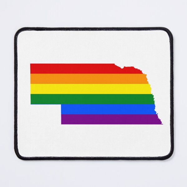 Item preview, Nebraska LGBT Gay Pride Flag designed and sold by artshlyn.