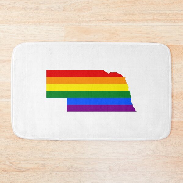 Item preview, Nebraska LGBT Gay Pride Flag designed and sold by artshlyn.