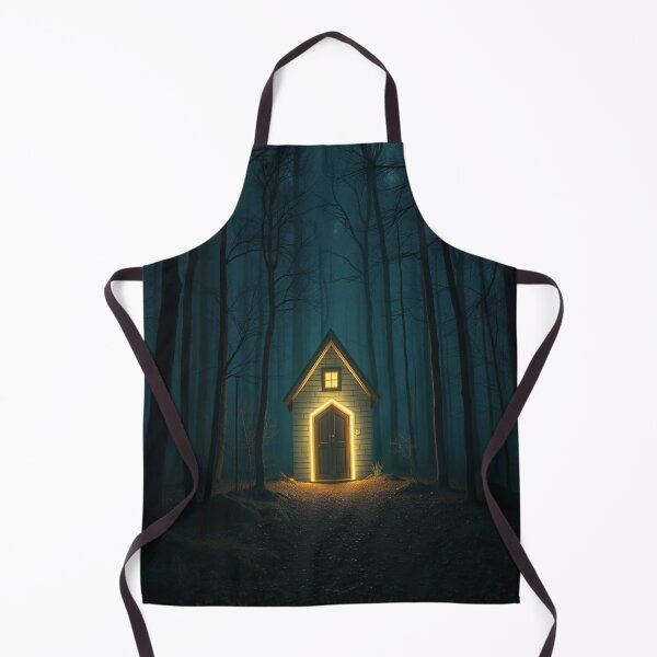 Item preview, Mysterious glowing door in enchanted forest, hidden in the fog, surreal atmosphere full of unknown magic designed and sold by FotoworldEdel.