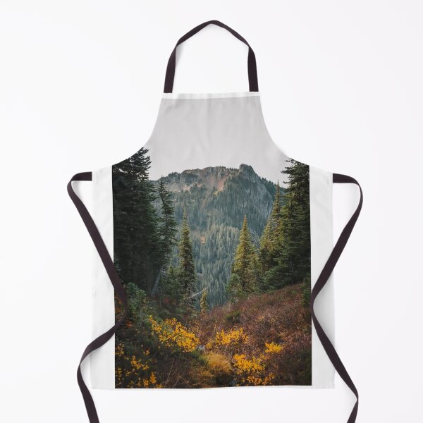 Item preview, Distant Mountain Through the Trees Grey Sky Photographic Print designed and sold by Mother-Nature65.