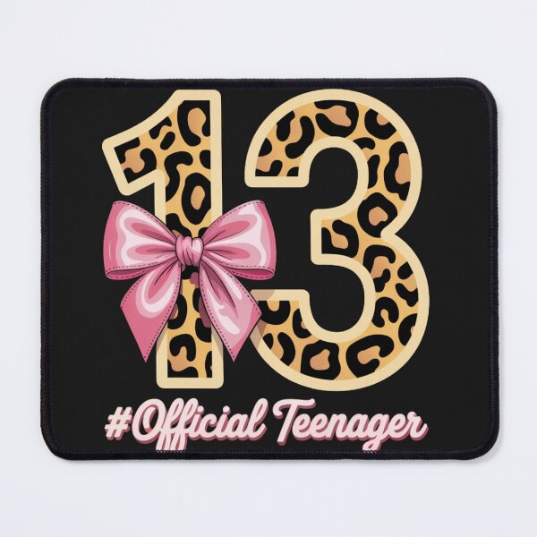 Item preview, 13th Birthday Girl Pink Coquette Bow Official Teenager 2026 designed and sold by Clairenity Studio.