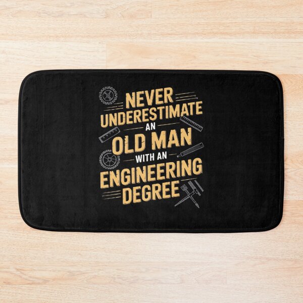 Item preview, Never Underestimate An Old Man With An Engineering Degree designed and sold by Mateusz Majcherek.