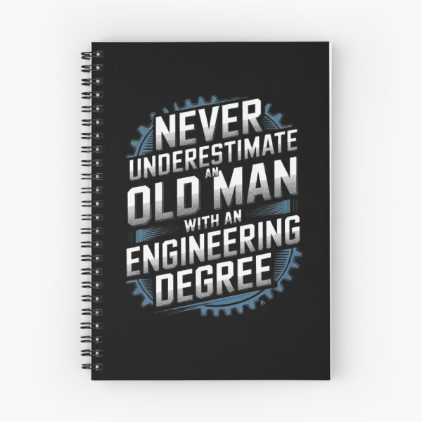 Item preview, Never Underestimate An Old Man With An Engineering Degree designed and sold by Mateusz Majcherek.