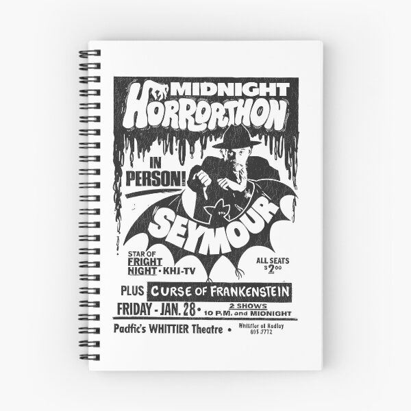 Item preview, Sinister Seymour Midnight Horrorthon Horror Host Movie Night designed and sold by ourkid.