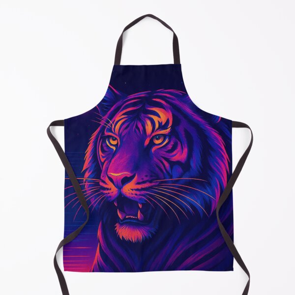 Item preview, Neon Tiger Cyber Jungle Art designed and sold by GolabMagic.