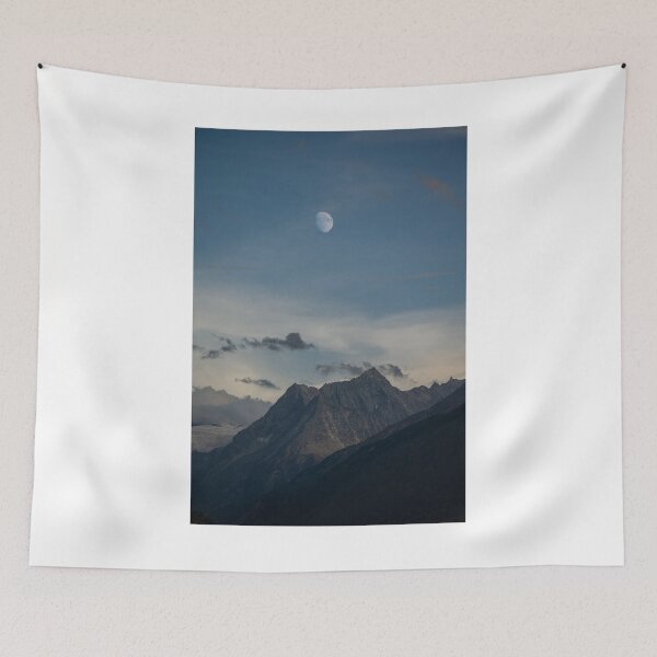 Item preview, the Swiss Alps Blue Moon Sky Photographic Print designed and sold by Mother-Nature65.