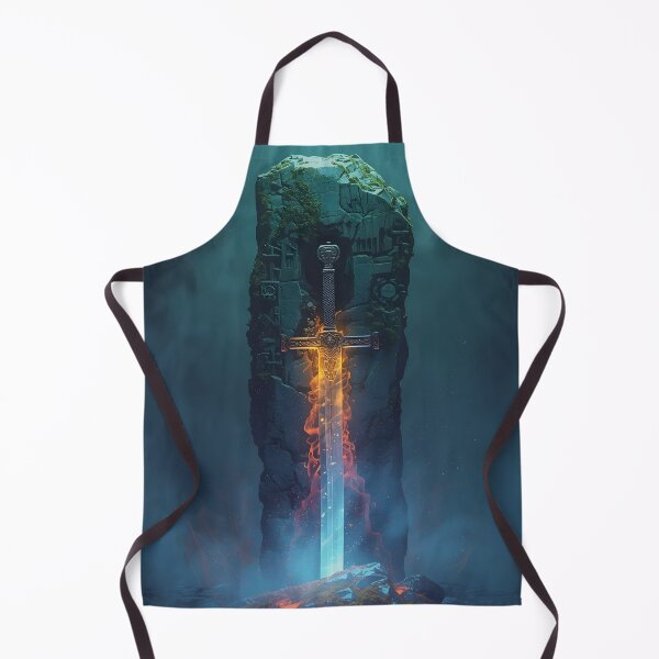 Item preview, Epic Stone Sword – Magical Fog Illustration designed and sold by Valeree Store.