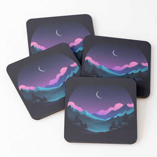 Item preview, Aesthetic Night Mountains designed and sold by CANDO ART STORE.