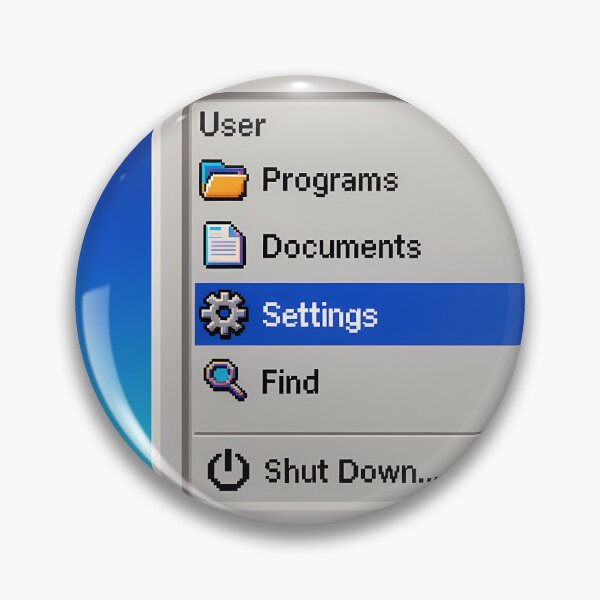 Item preview, Retro Start Menu 90s Operating System Computer Interface Nostalgia designed and sold by GiftsForge.