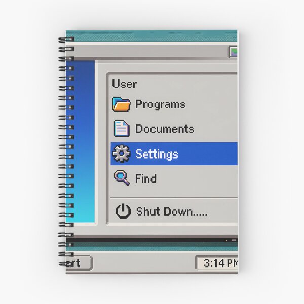 Item preview, Retro Start Menu 90s Operating System Computer Interface Nostalgia designed and sold by GiftsForge.