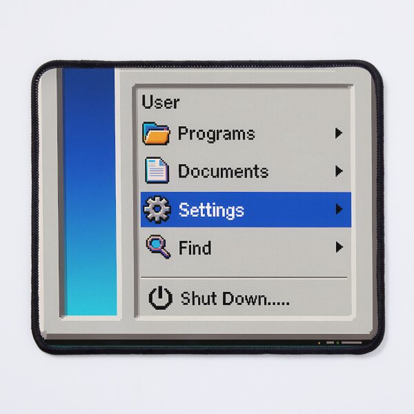 Item preview, Retro Start Menu 90s Operating System Computer Interface Nostalgia designed and sold by GiftsForge.