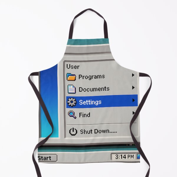 Item preview, Retro Start Menu 90s Operating System Computer Interface Nostalgia designed and sold by GiftsForge.