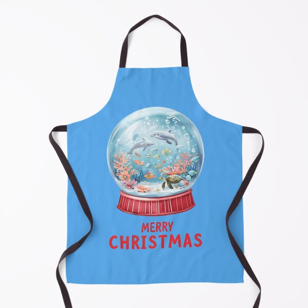 Item preview, Ocean Snow Globe – Christmas Marine Life Illustration designed and sold by Sea Gem.