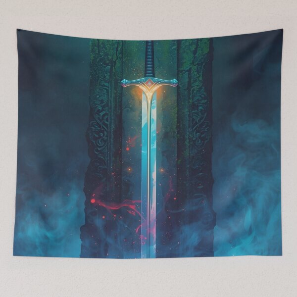 Item preview, Legendary Weapon – Glowing Handle Fantasy Art designed and sold by Valeree Store.