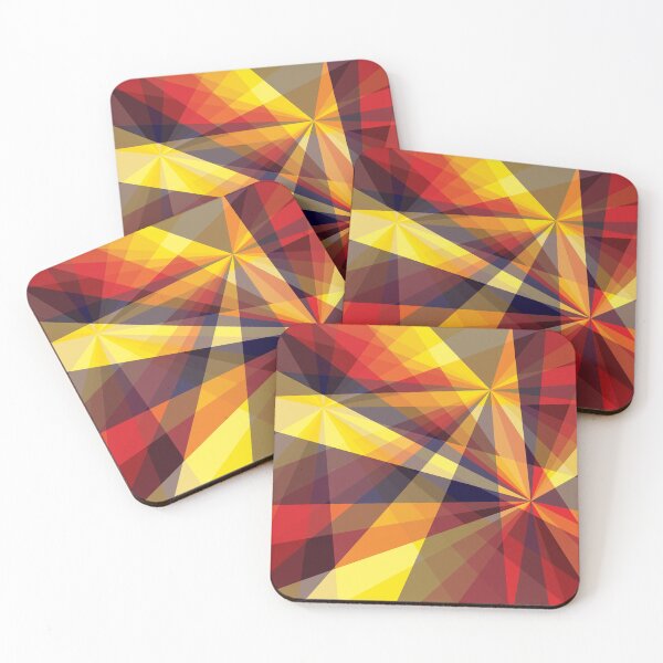 Item preview, Chromatic Heat — Abstract Lines in Fire Tones designed and sold by didijuca.