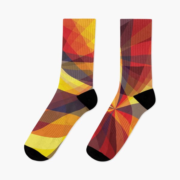 Item preview, Chromatic Heat — Abstract Lines in Fire Tones designed and sold by didijuca.