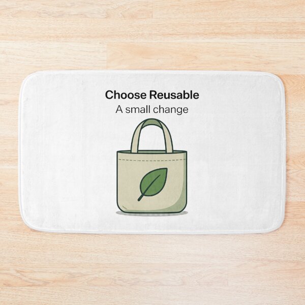 Item preview, Choose Reusable – Zero Waste Tote Lifestyle Tee designed and sold by EcoArtTees.