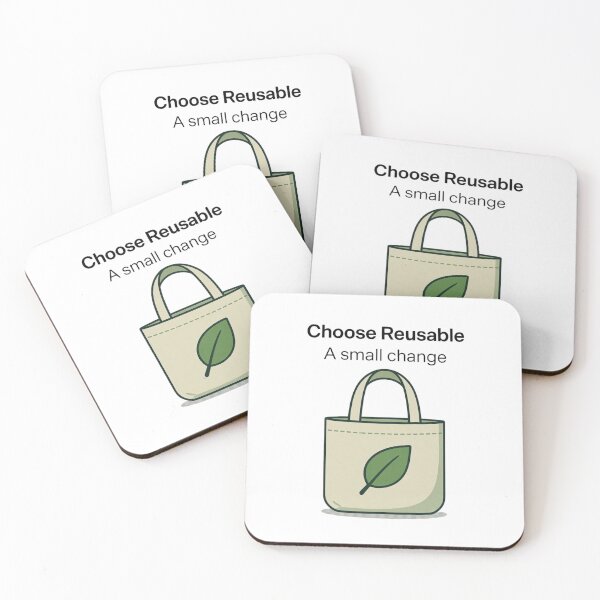 Item preview, Choose Reusable – Zero Waste Tote Lifestyle Tee designed and sold by EcoArtTees.