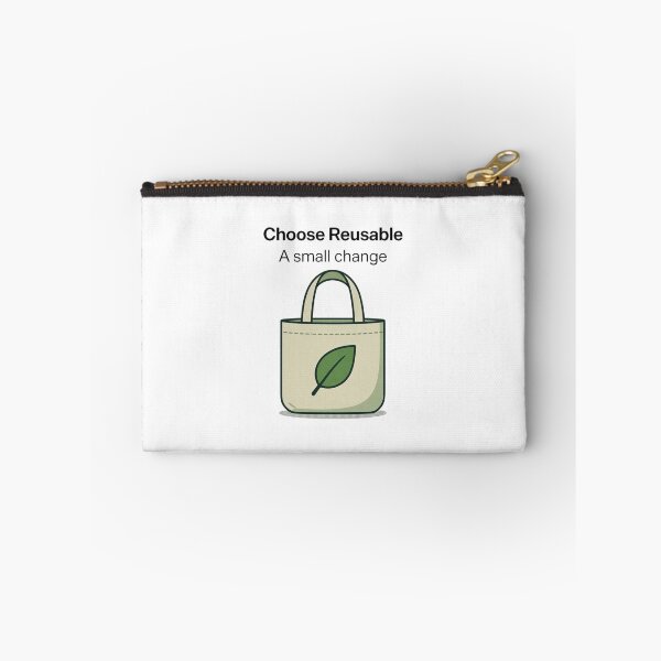 Item preview, Choose Reusable – Zero Waste Tote Lifestyle Tee designed and sold by EcoArtTees.