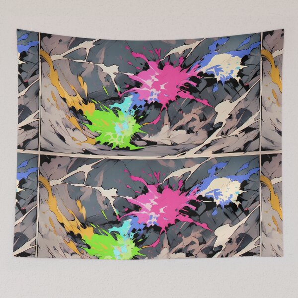 Item preview, Canvas Vibrant Characters Explosive Colors Action Packed Scenes designed and sold by ART ATTACK ZONE.