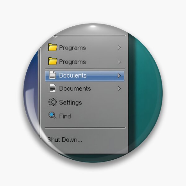 Item preview, Retro Start Menu 90s Operating System Computer Interface Nostalgia designed and sold by GiftsForge.