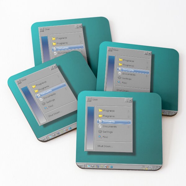 Item preview, Retro Start Menu 90s Operating System Computer Interface Nostalgia designed and sold by GiftsForge.