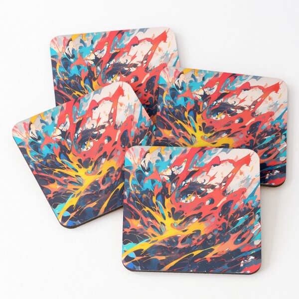 Item preview, Modern Vibrant Characters Explosive Colors Action Packed Scenes designed and sold by ART ATTACK ZONE.