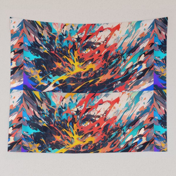 Item preview, Modern Vibrant Characters Explosive Colors Action Packed Scenes designed and sold by ART ATTACK ZONE.