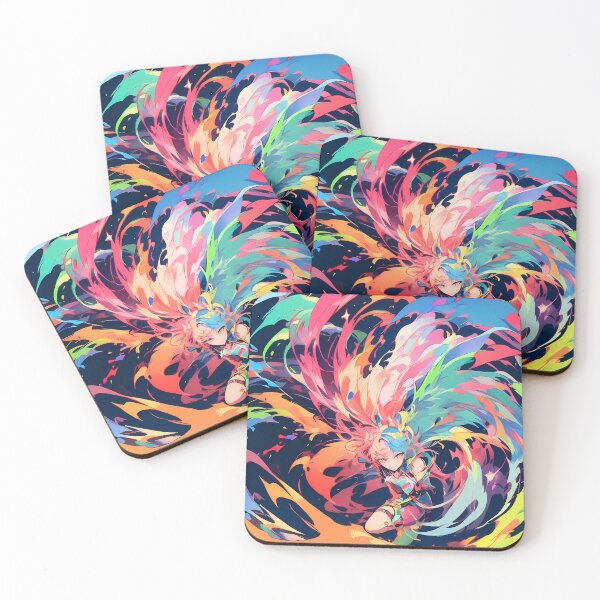 Item preview, Retro Vibrant Characters Explosive Colors Action Packed Scenes designed and sold by ART ATTACK ZONE.