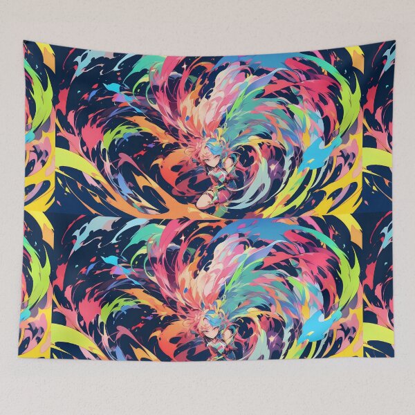 Item preview, Retro Vibrant Characters Explosive Colors Action Packed Scenes designed and sold by ART ATTACK ZONE.