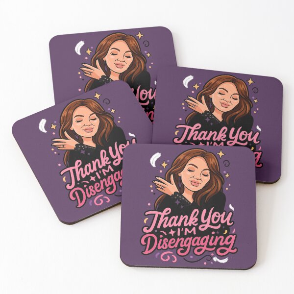 Item preview, Thank You, I’m Disengaging – Meredith Marks RHOSLC Pop Art Design designed and sold by GirlyPopped.