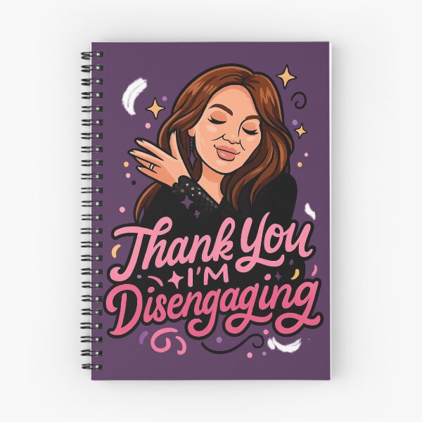 Item preview, Thank You, I’m Disengaging – Meredith Marks RHOSLC Pop Art Design designed and sold by GirlyPopped.