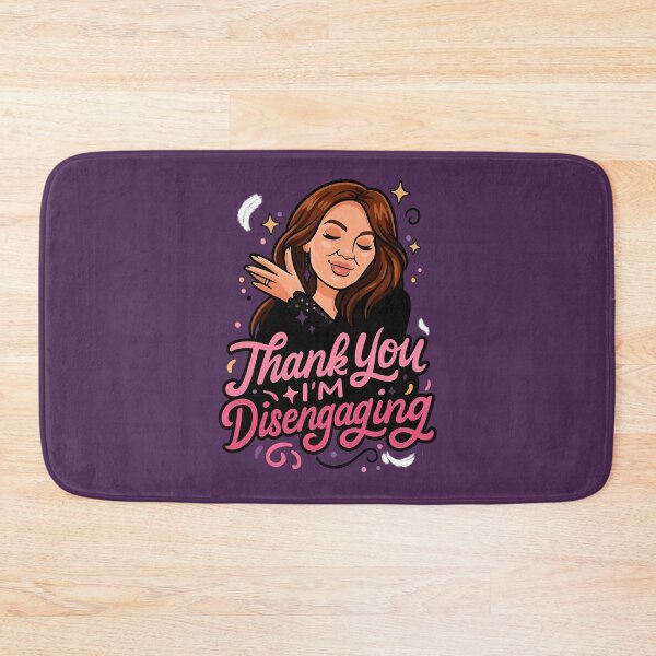 Item preview, Thank You, I’m Disengaging – Meredith Marks RHOSLC Pop Art Design designed and sold by GirlyPopped.