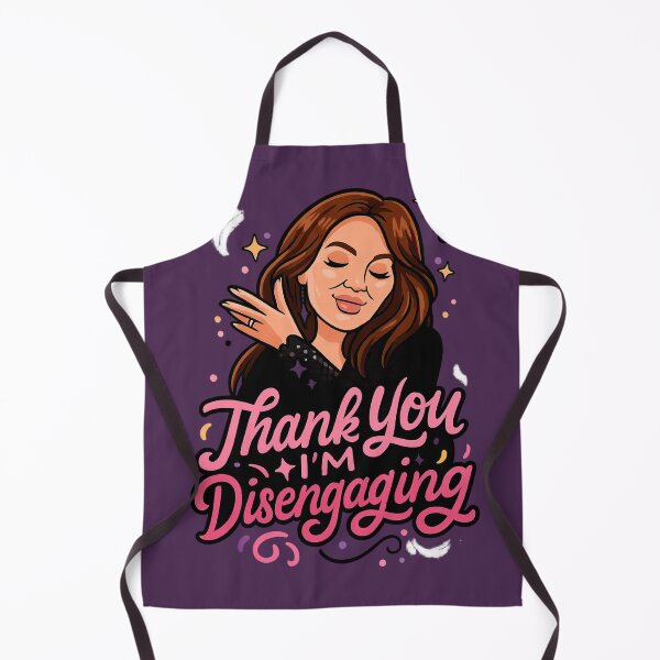 Item preview, Thank You, I’m Disengaging – Meredith Marks RHOSLC Pop Art Design designed and sold by GirlyPopped.