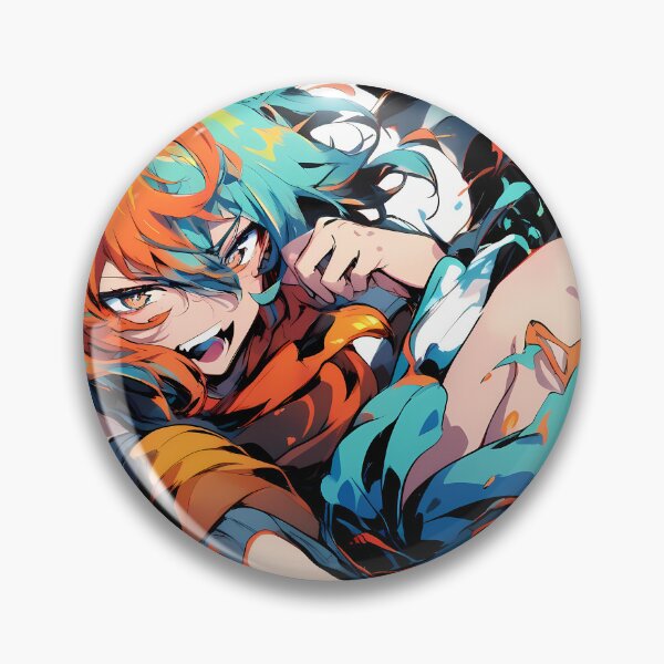 Item preview, Fan Vibrant Characters Explosive Colors Action Packed Scenes designed and sold by ART ATTACK ZONE.