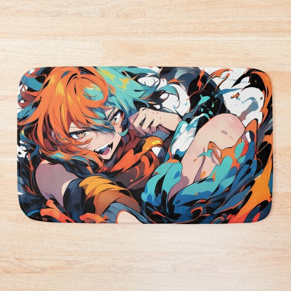 Item preview, Fan Vibrant Characters Explosive Colors Action Packed Scenes designed and sold by ART ATTACK ZONE.