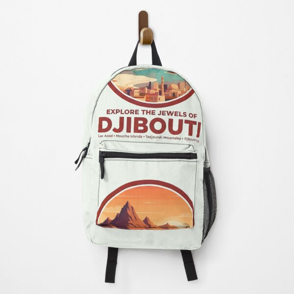Item preview, Lac Assal Moucha Tadjourah Djibouti City Vintage Travel Art designed and sold by DjibProp.